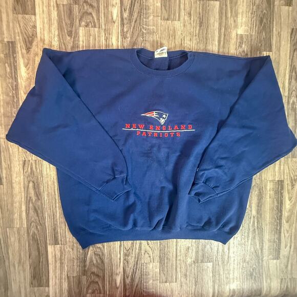 1990s Champion New England Patriots NFL Crewneck Sweatshirt Authentic - Picture 1 of 5
